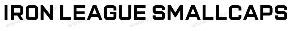 Iron League smallcaps Bold字体转换